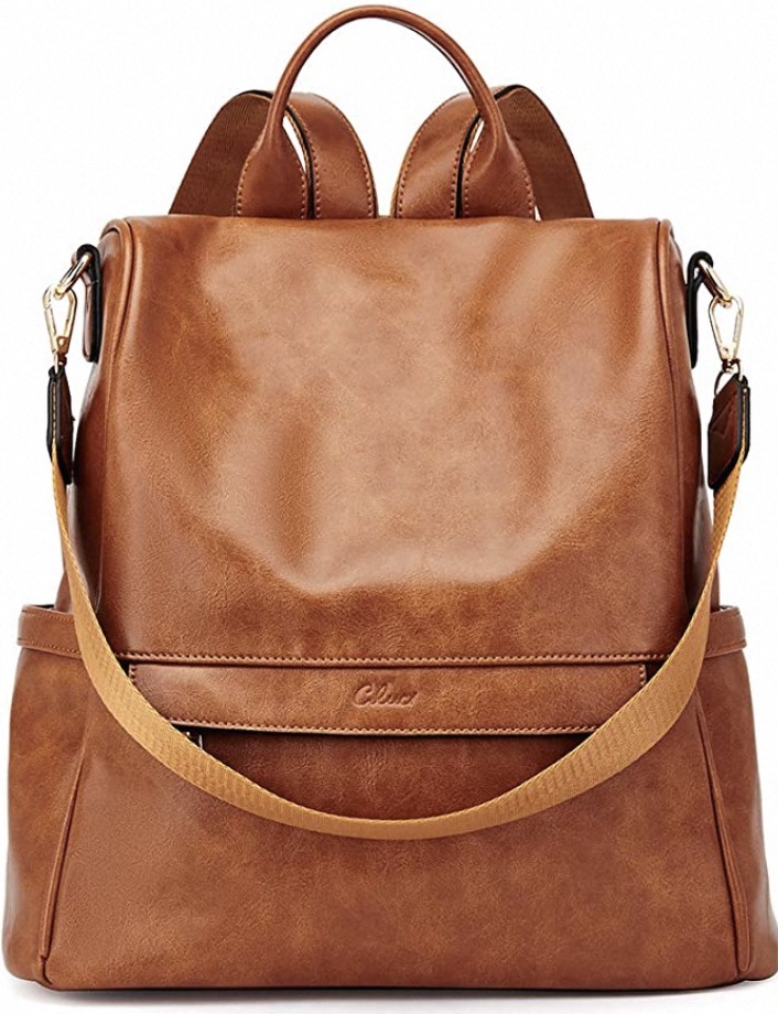 backpack purse leather