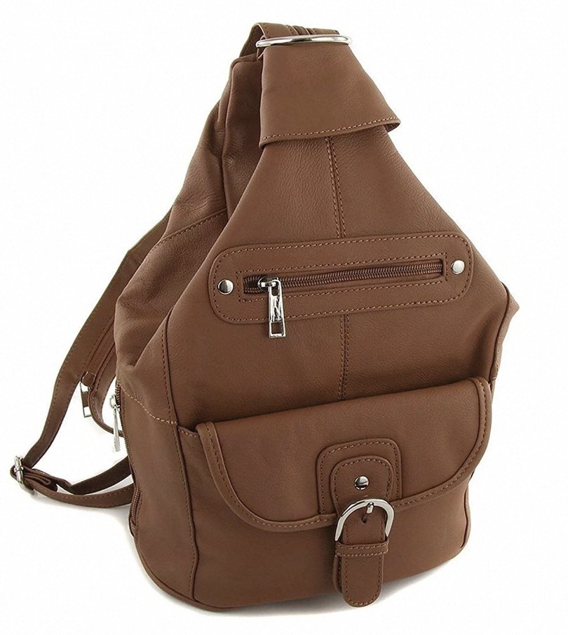 backpack purse leather