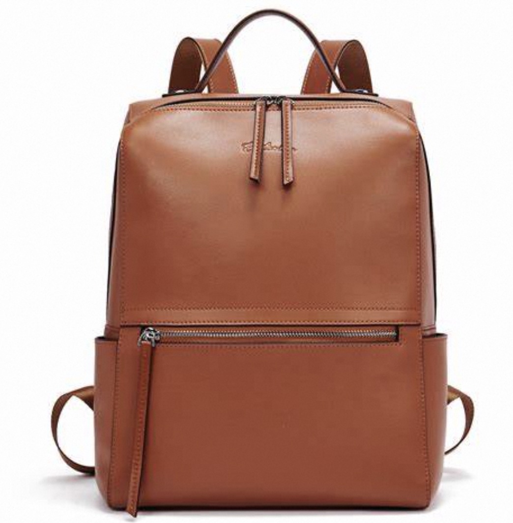 genuine leather backpack purse