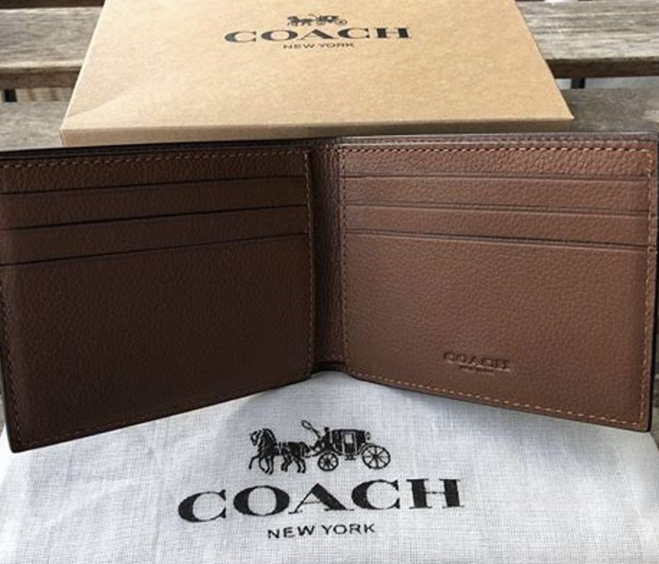 coach wallets for men