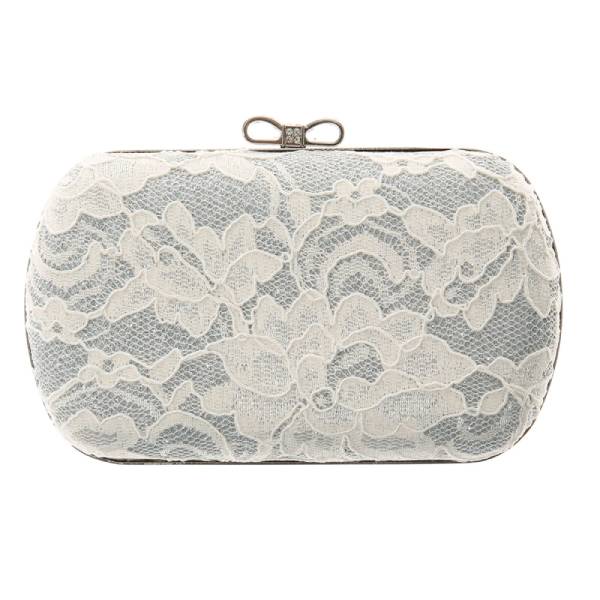 white clutch bag